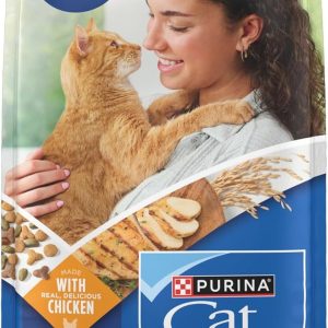 High Protein Dry Cat Food With Real Chicken - (Pack of 4) 3.15 lb. Bags