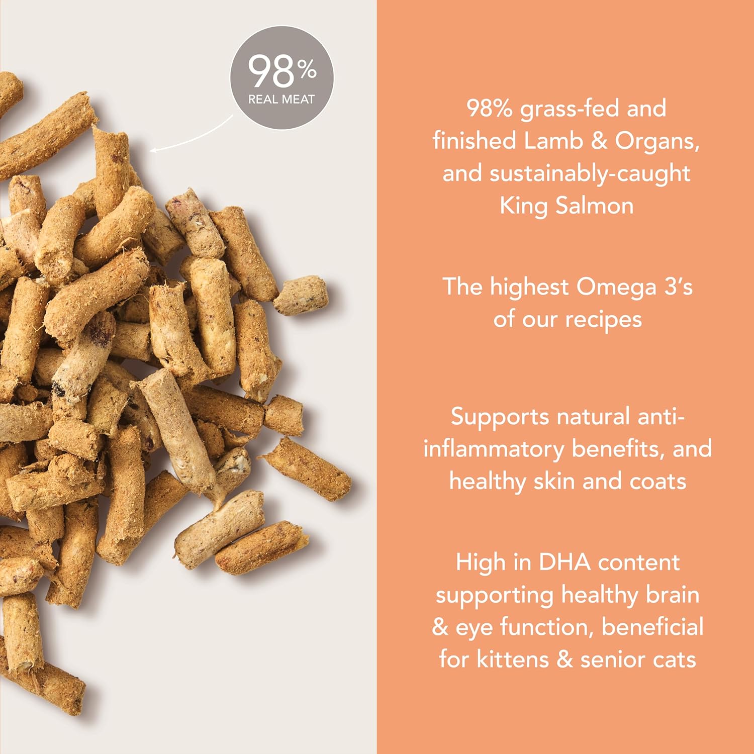 Feline Natural High Protein Dry Cat Food 3.5oz (Pack of 2) - Image 4