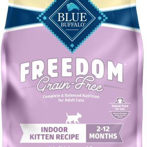 Grain-Free Indoor Dry Kitten Food with DHA 5-lb. Bag