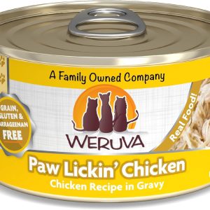 Cat Food, Paw Lickin’ Chicken with Chicken Breast 3oz Can (Pack of 24)