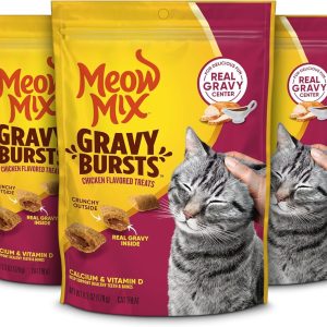 Bursts Chicken Flavored Cat Treats, 6.3 Oz. Bag (Pack of 5)