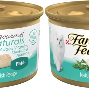 Wet Cat Food Pate Gourmet Naturals Ocean Whitefish Recipe - 3 oz. Cans,(Pack of 24)